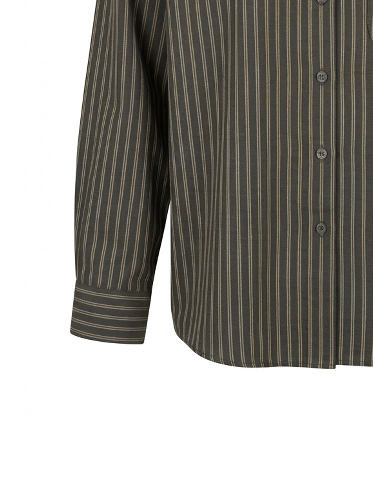 Camicia over rigata