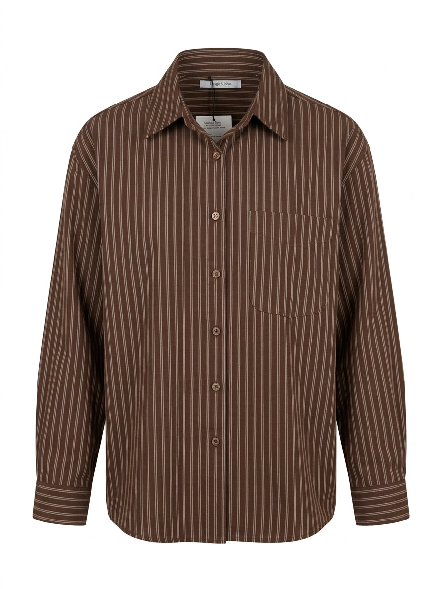 Camicia over rigata