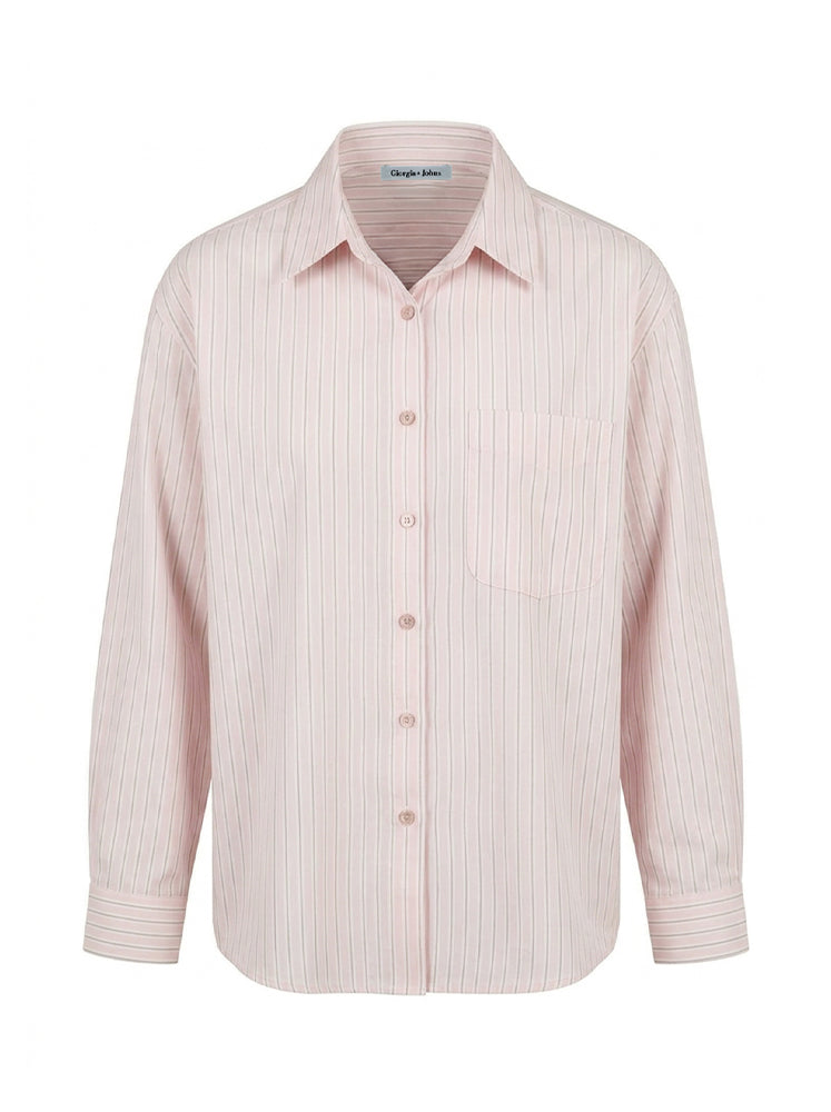 Camicia over rigata