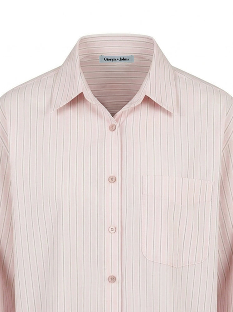 Camicia over rigata