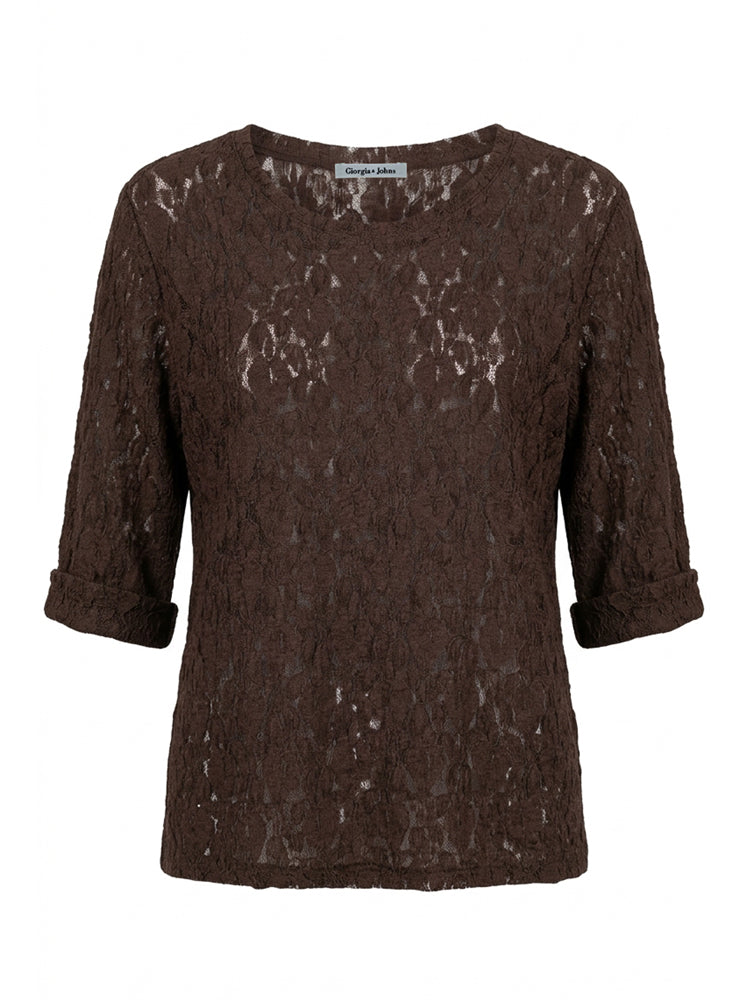 Blusa in pizzo 3D