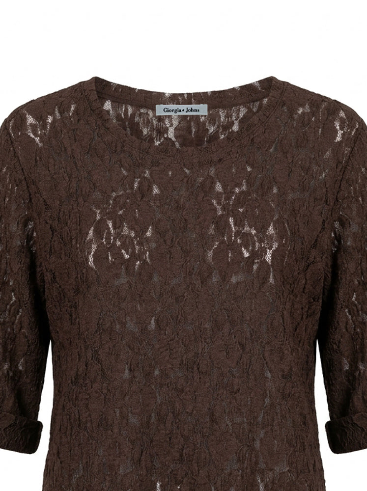 Blusa in pizzo 3D