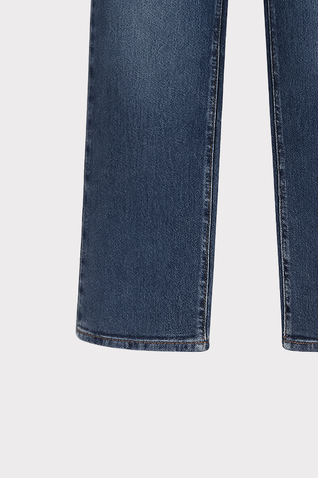 Jeans a gamba larga vita alta