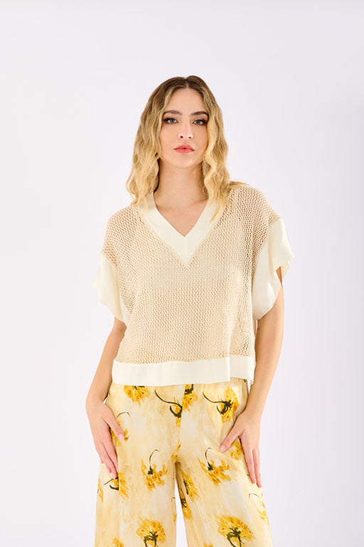 Blusa in mesh