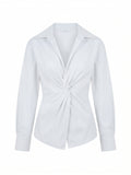 Camicia incrociata con nodo