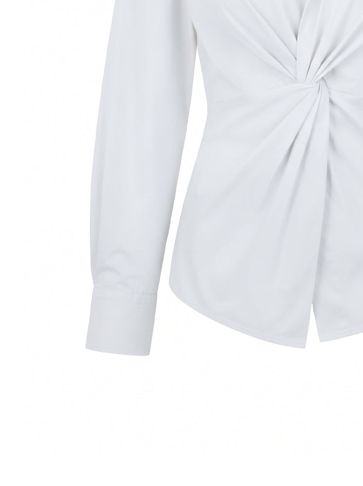 Camicia incrociata con nodo