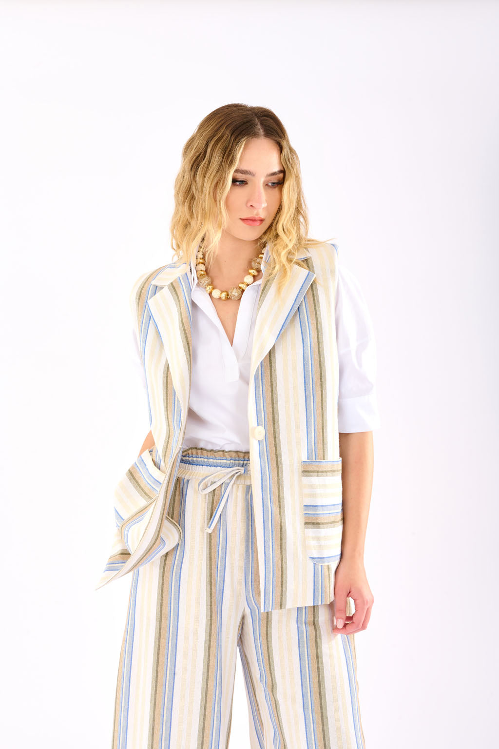 Gilet a righe