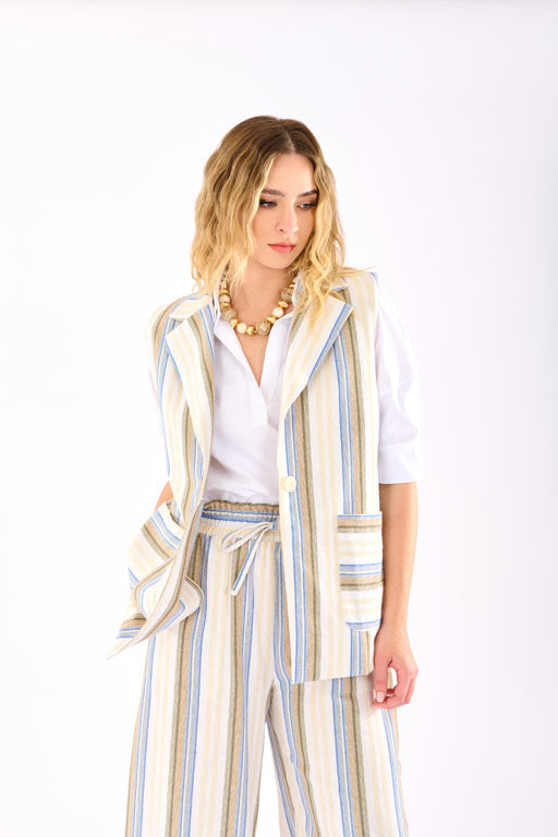Gilet a righe