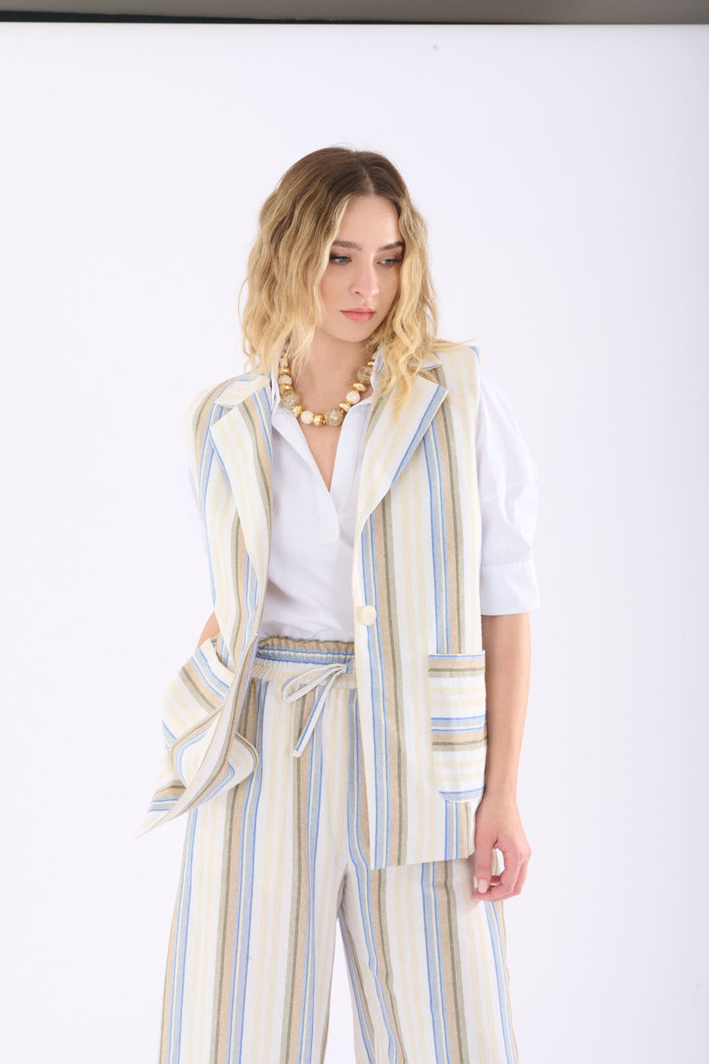 Gilet a righe