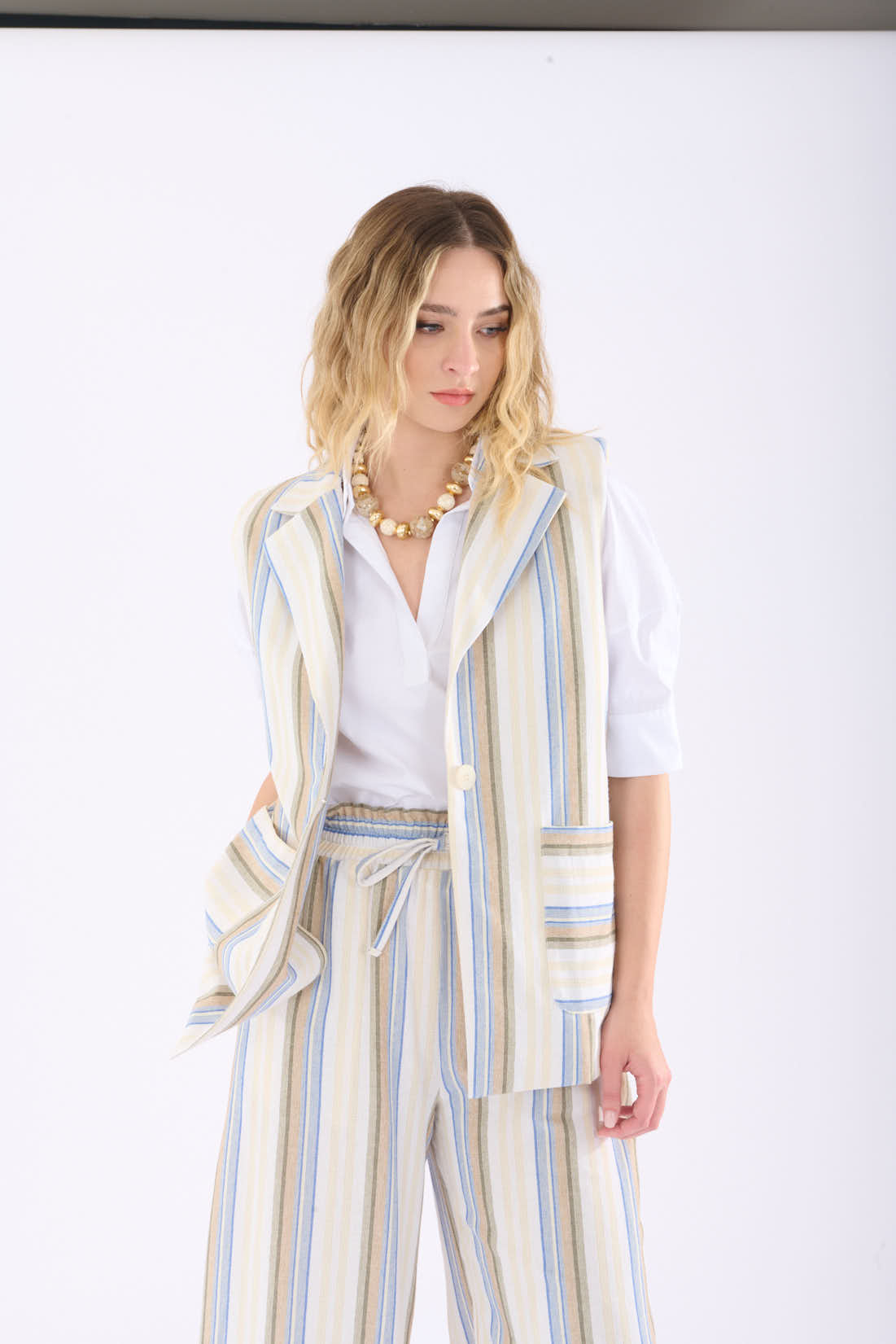 Gilet a righe