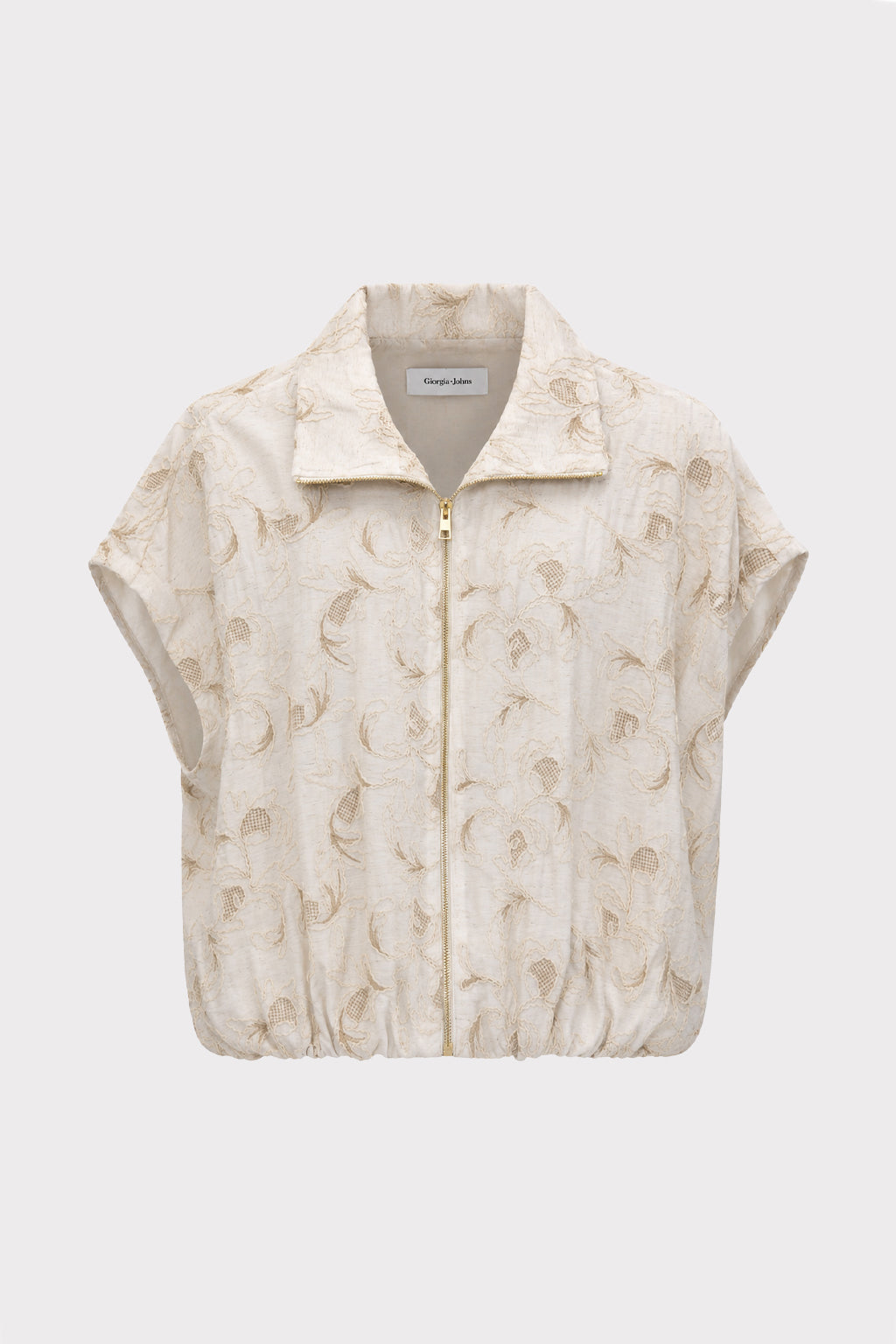 Giacca bomber con ricami