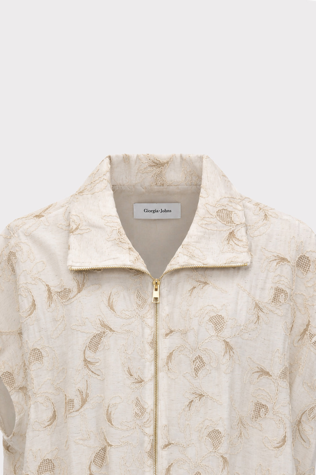 Giacca bomber con ricami