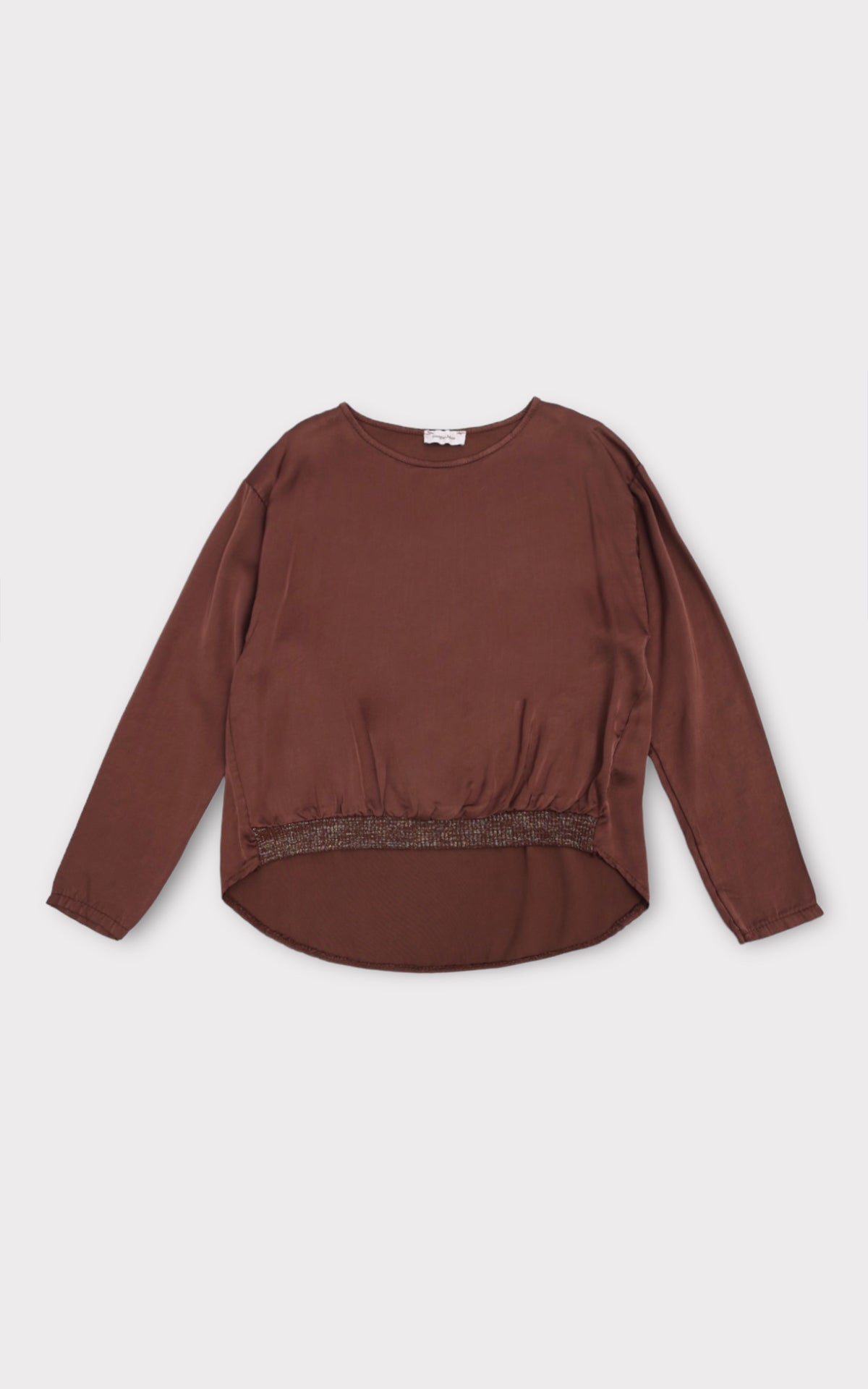 Blusa orlo costina