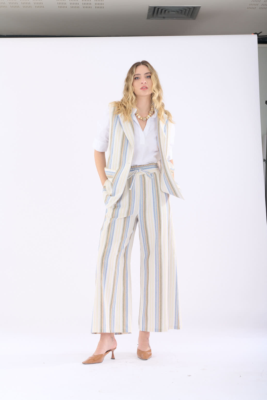 Pantalone a righe