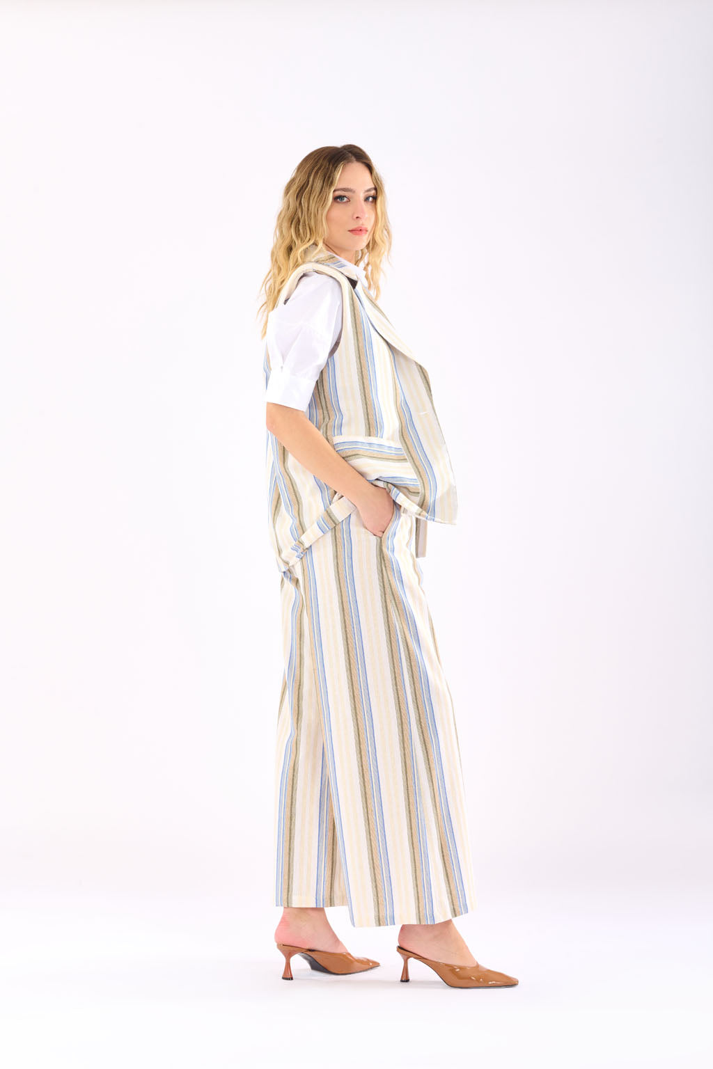 Pantalone a righe
