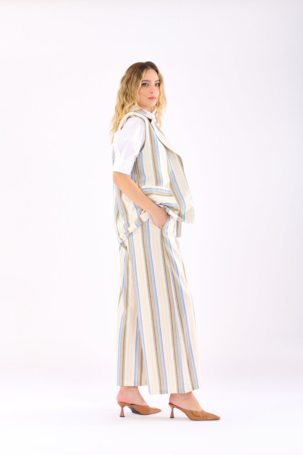 Pantalone a righe