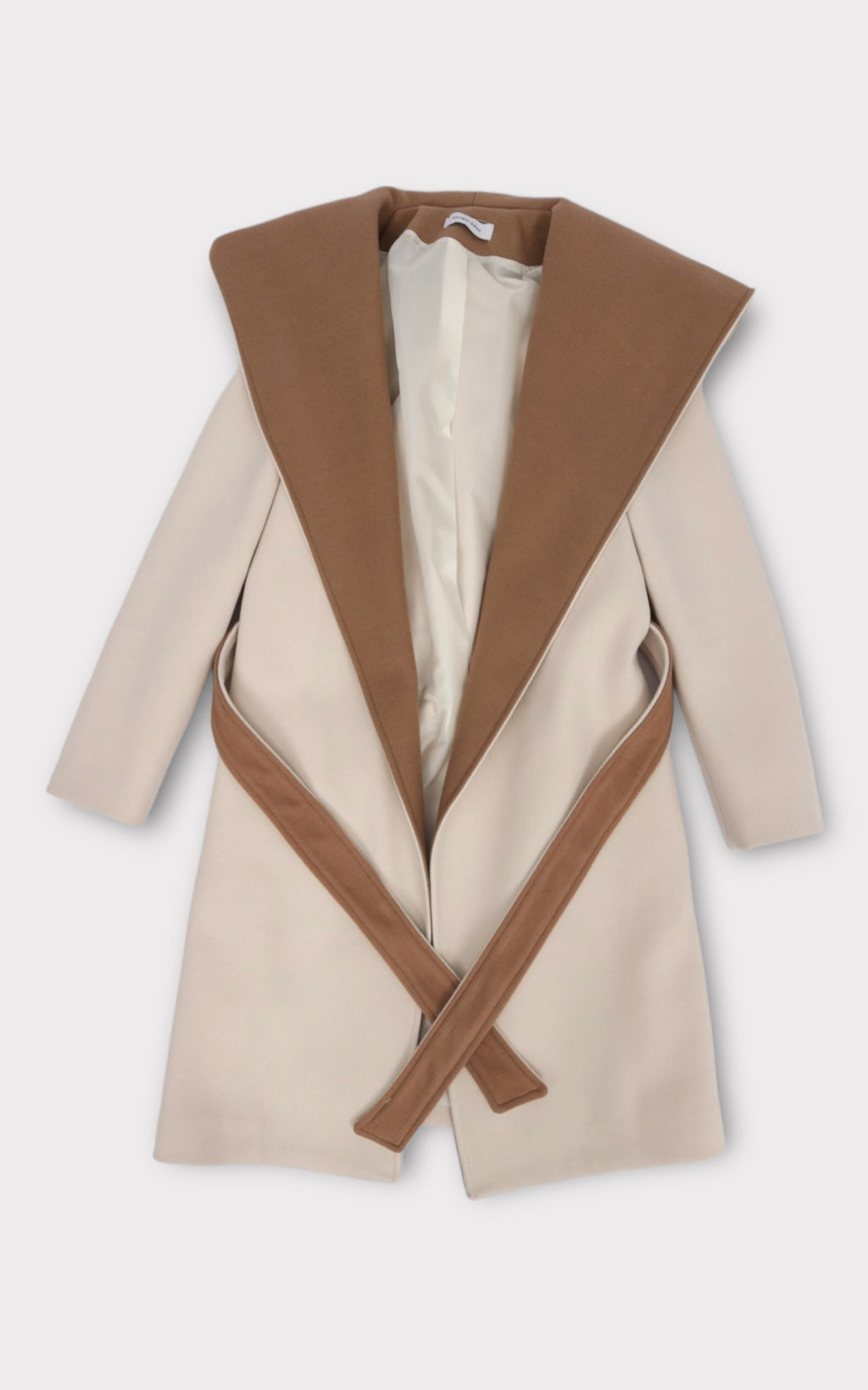 Cappotto bicolor