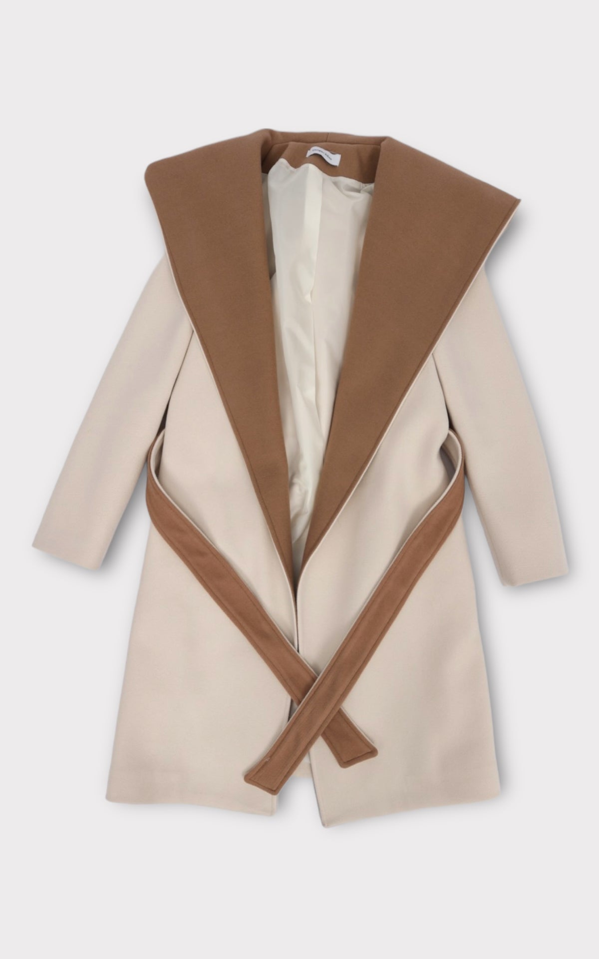Cappotto bicolor