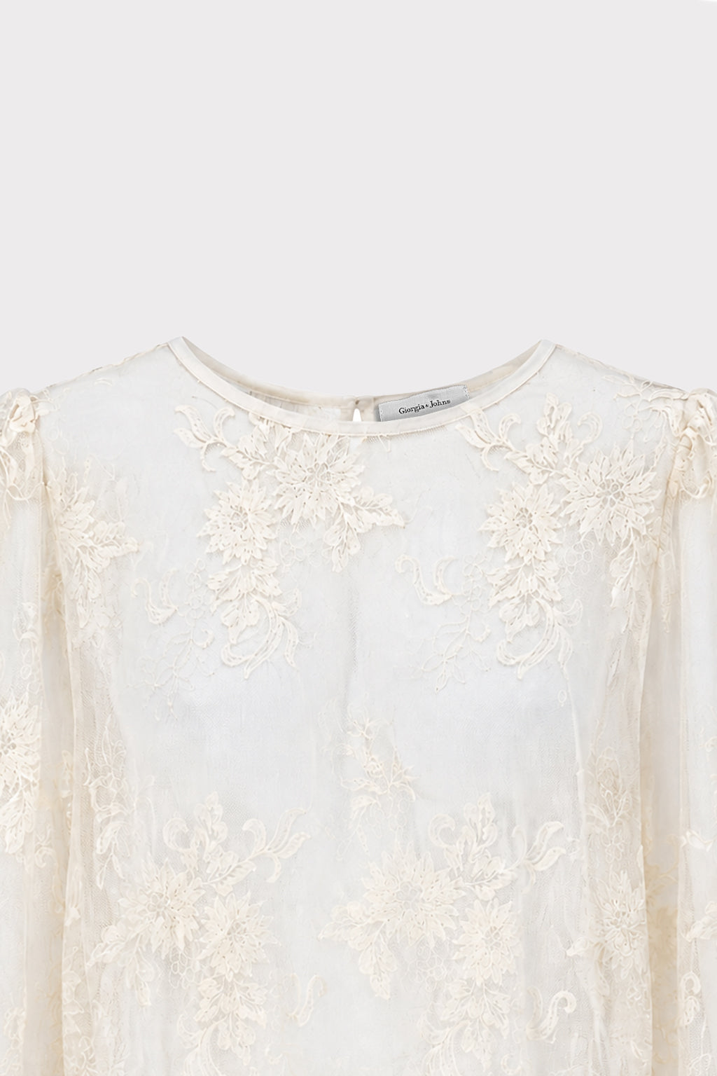 Blusa ricamata