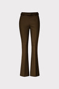 Pantalone zampa con cintura