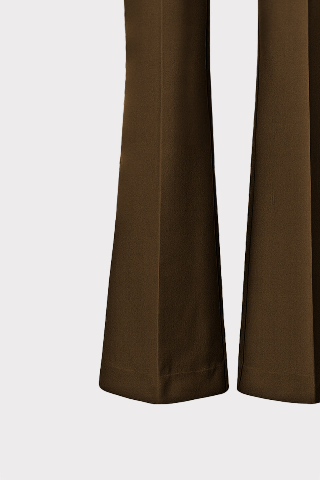 Pantalone zampa con cintura