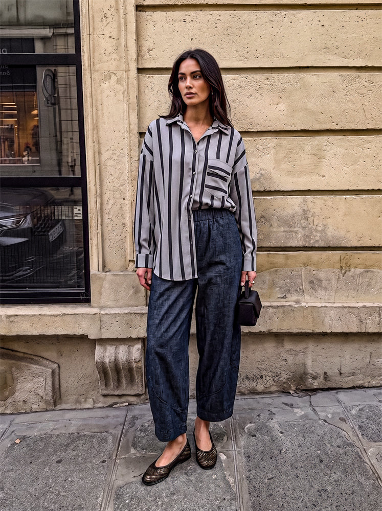 Pantaloni denim balloon