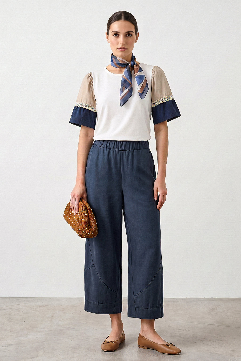 T shirt maniche color block