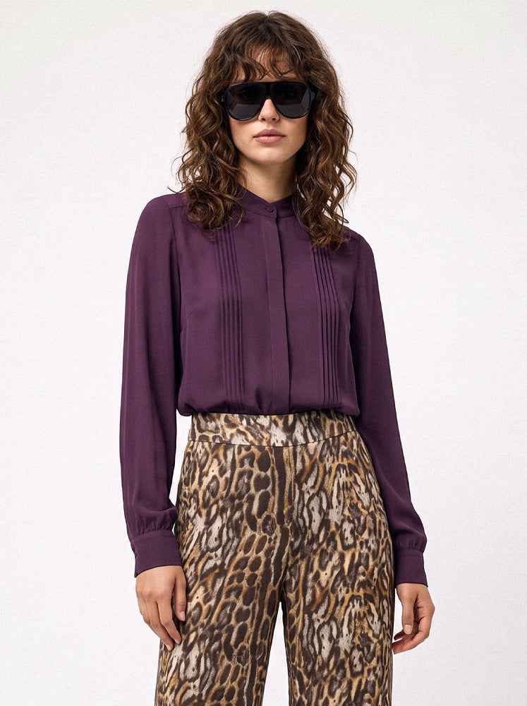 Blusa fluida con nervine