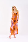 Abito lingerie con stampa floreale