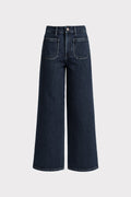 Jeans con tasche frontali