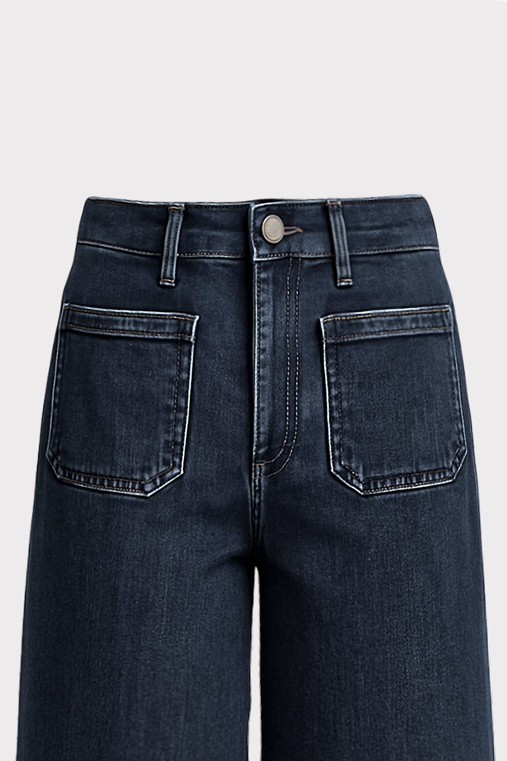 Jeans con tasche frontali