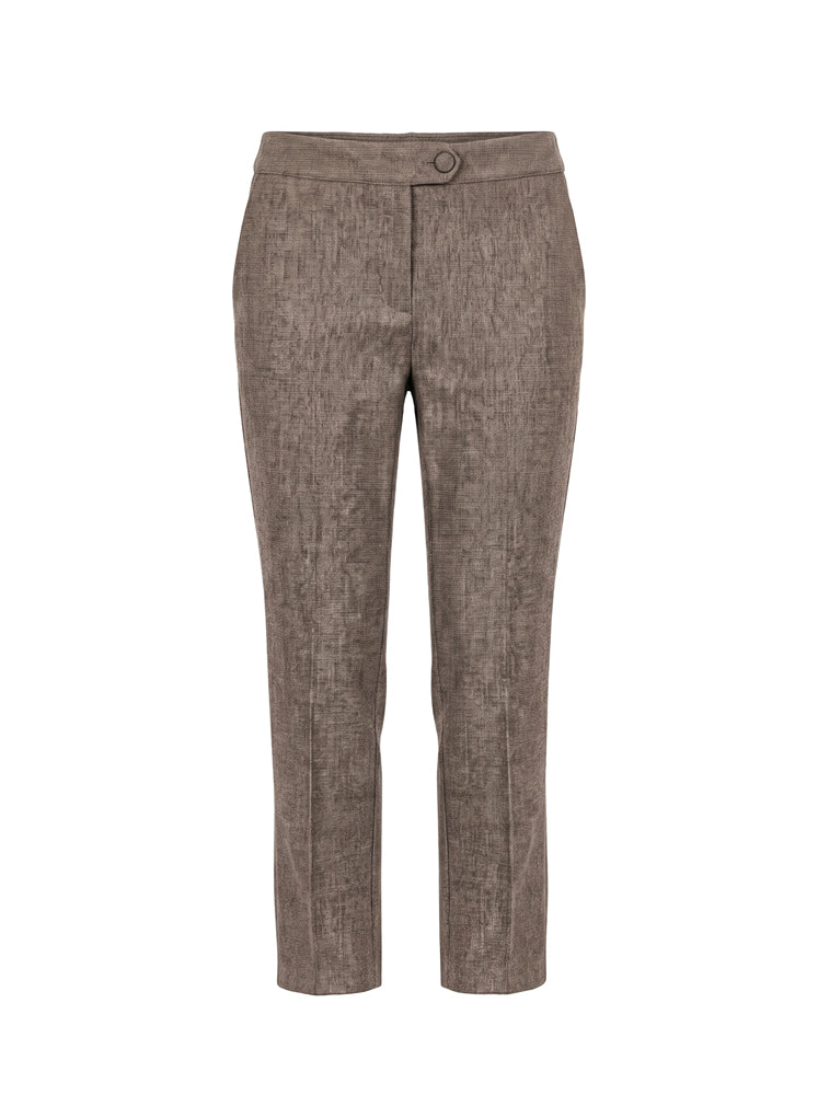 Pantaloni tessuto puntinato
