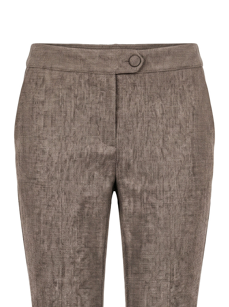 Pantaloni tessuto puntinato