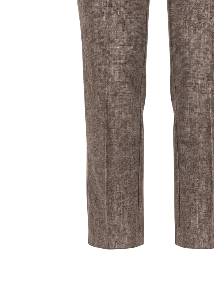 Pantaloni tessuto puntinato