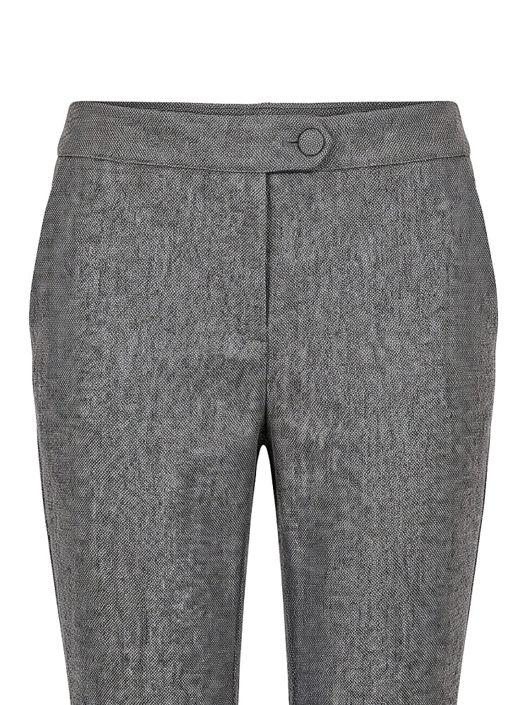 Pantaloni tessuto puntinato