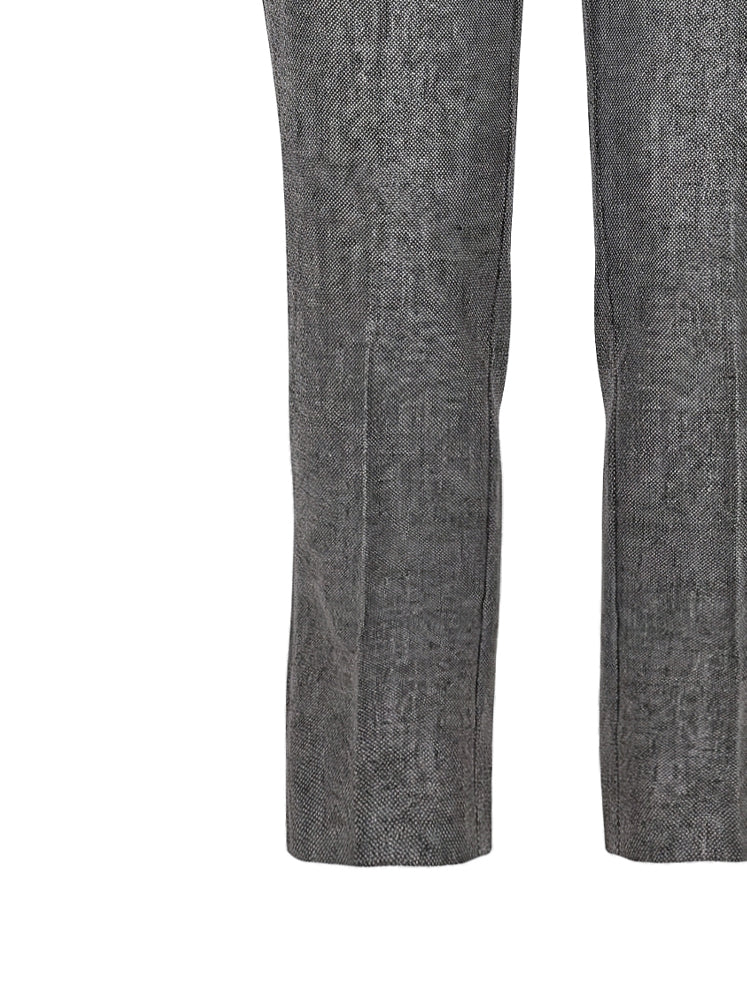 Pantaloni tessuto puntinato