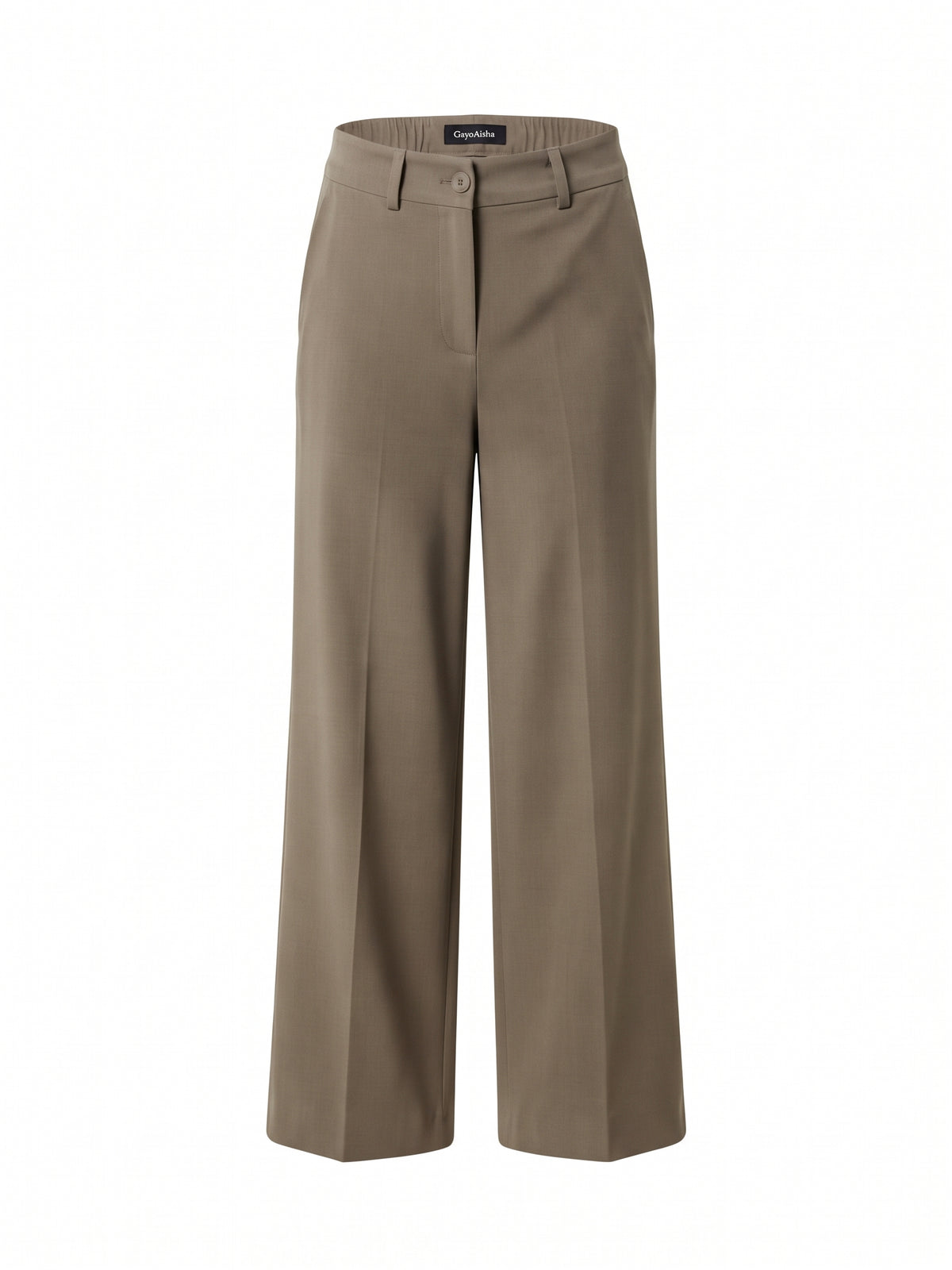 Pantaloni gamba ampia mano lana