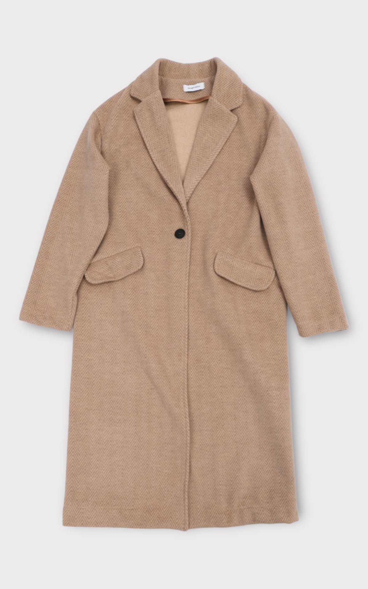 Cappotto corto taglio vivo