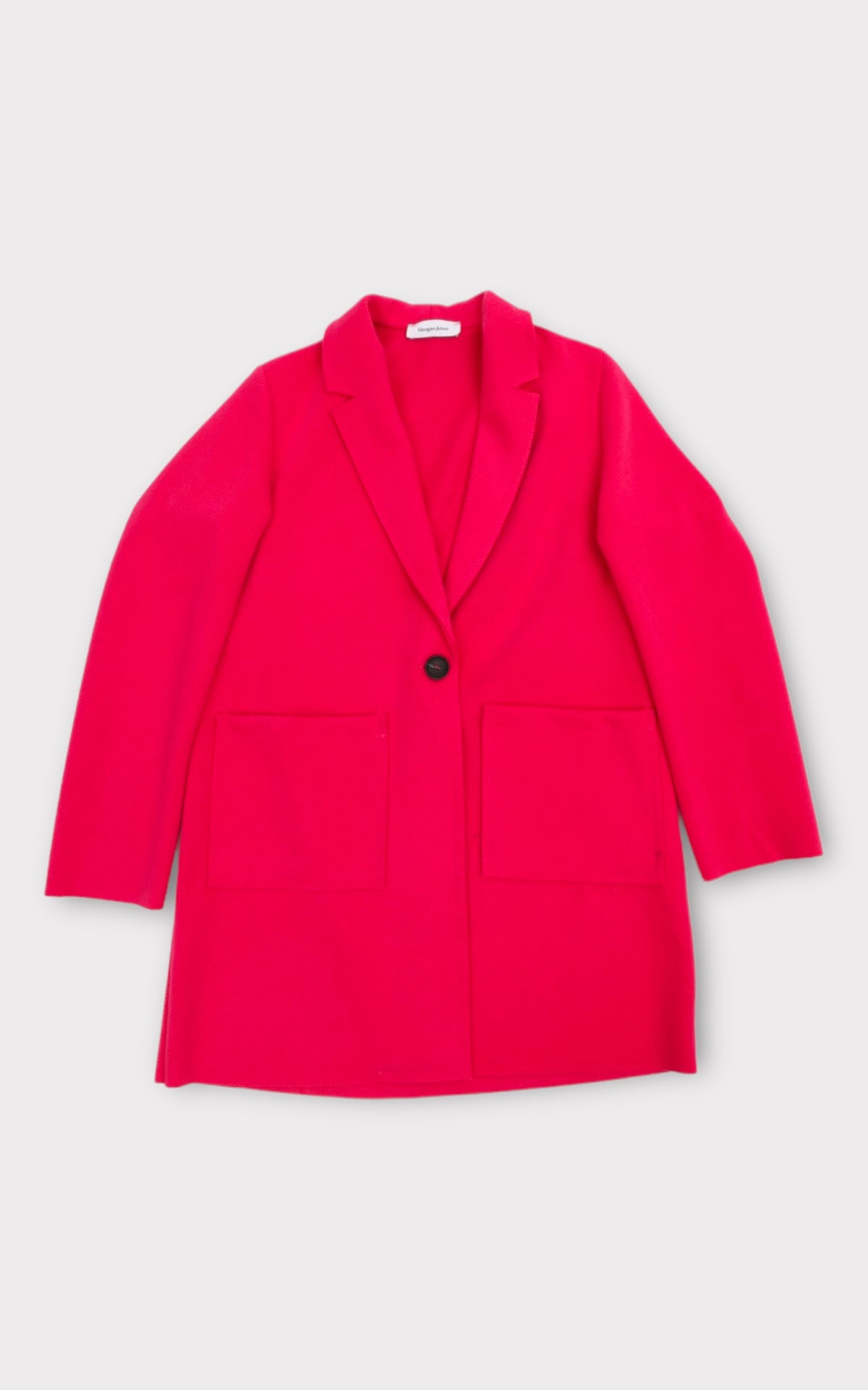 Cappotto corto taglio vivo