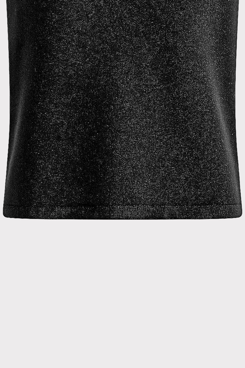Top smanicato in maglia lurex