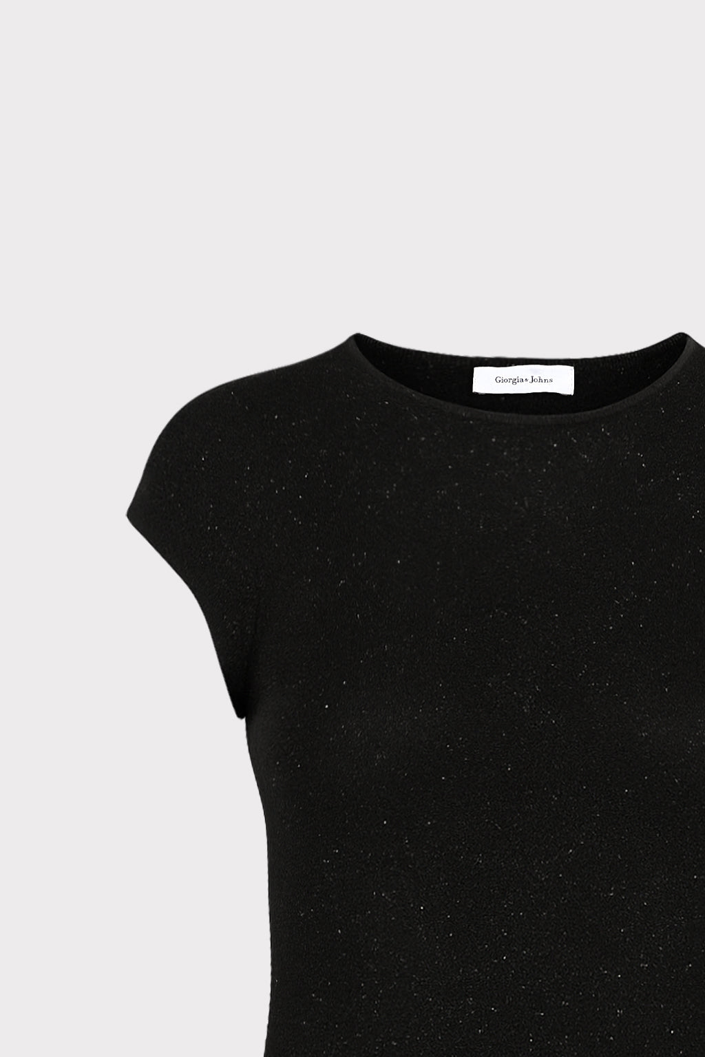 Top con micro borchie