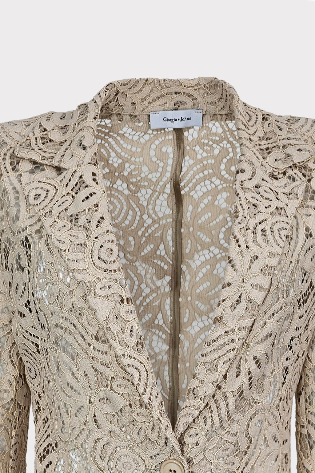 Giacca pizzo macrame'