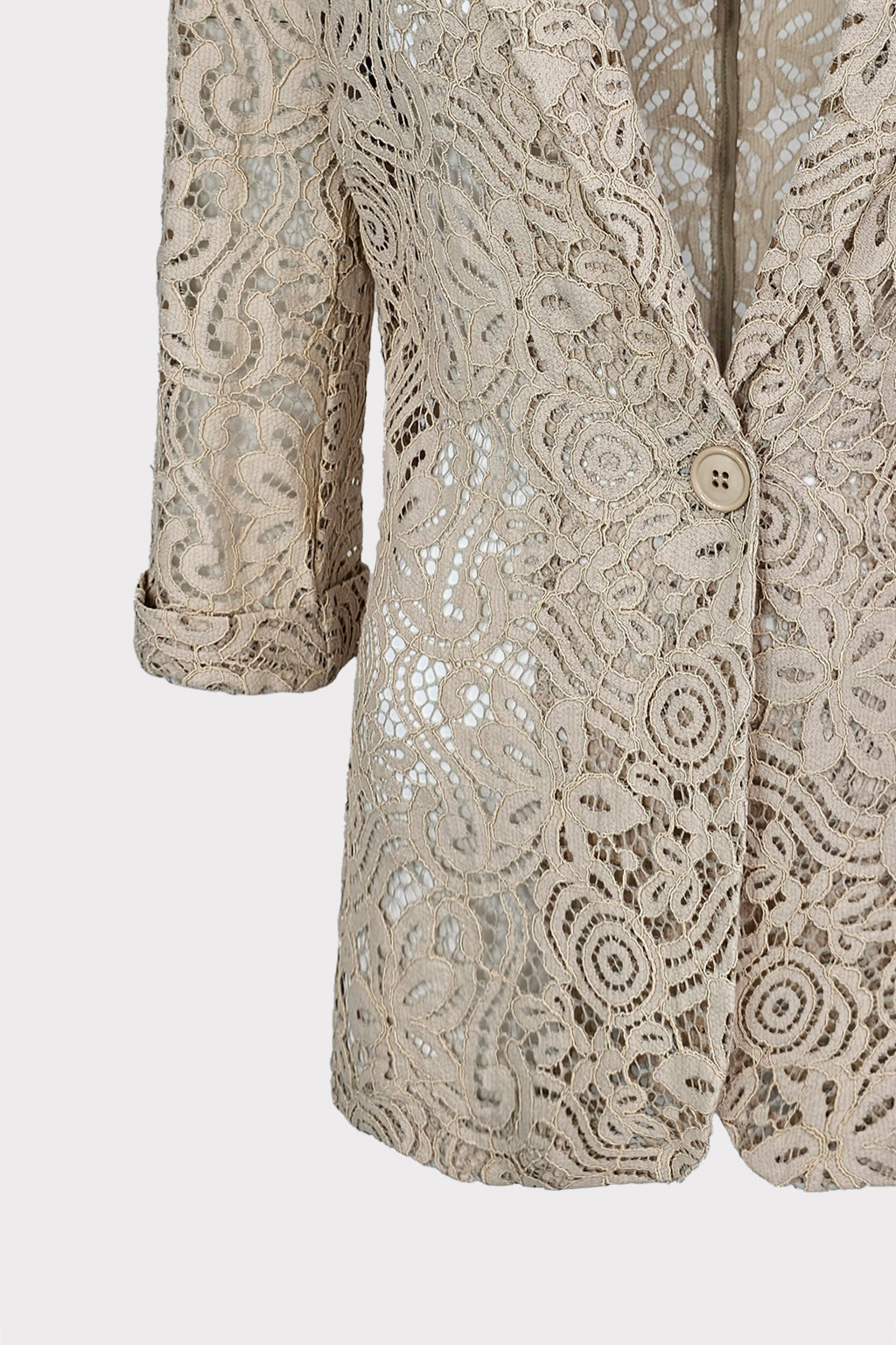 Giacca pizzo macrame'