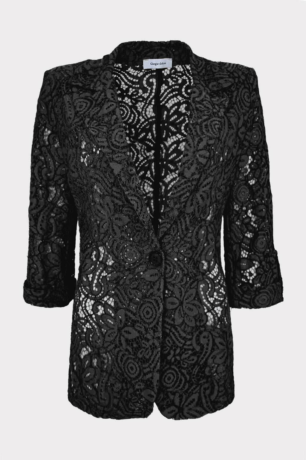 Giacca pizzo macrame'