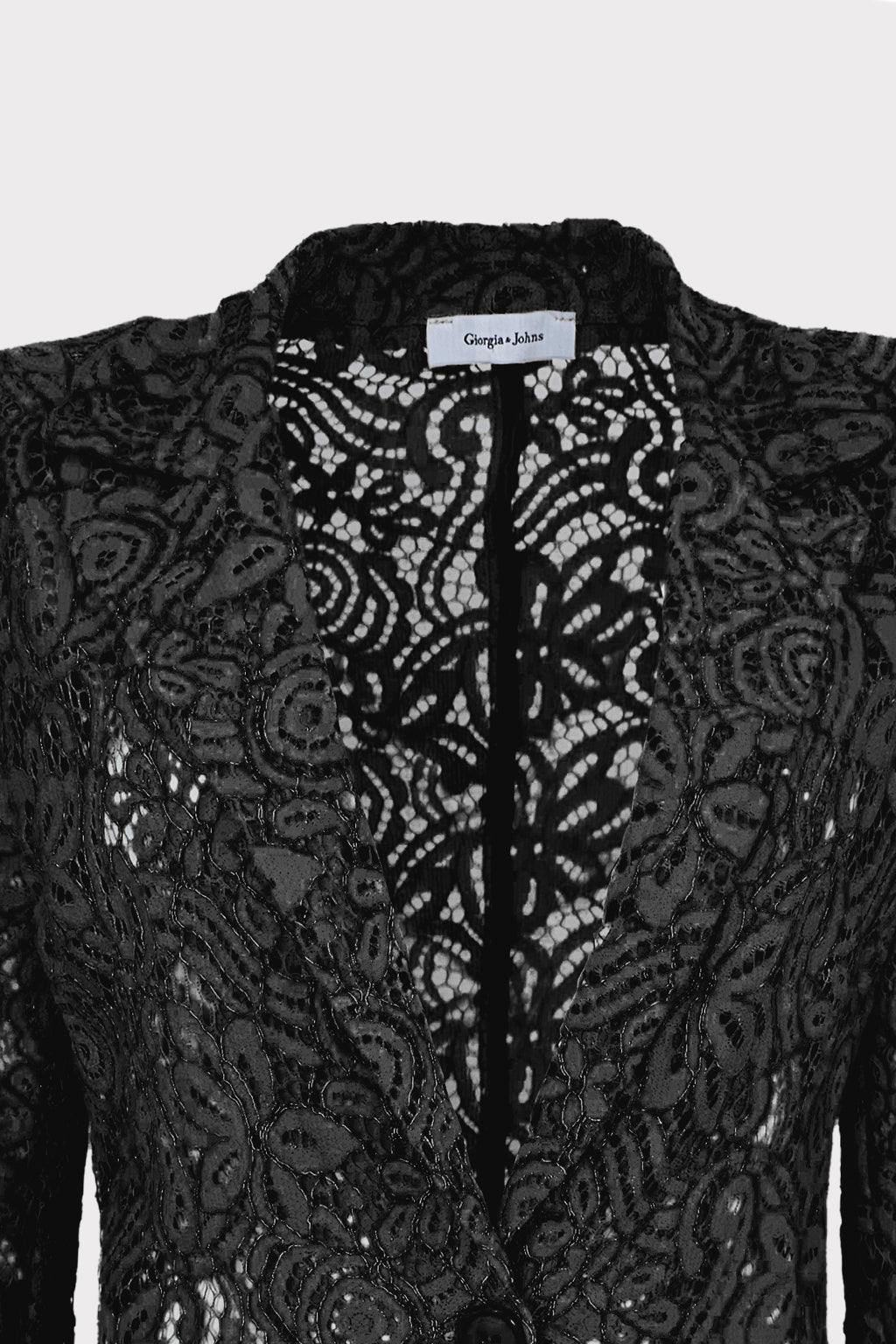 Giacca pizzo macrame'