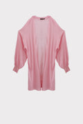 Cardigan lungo lurex