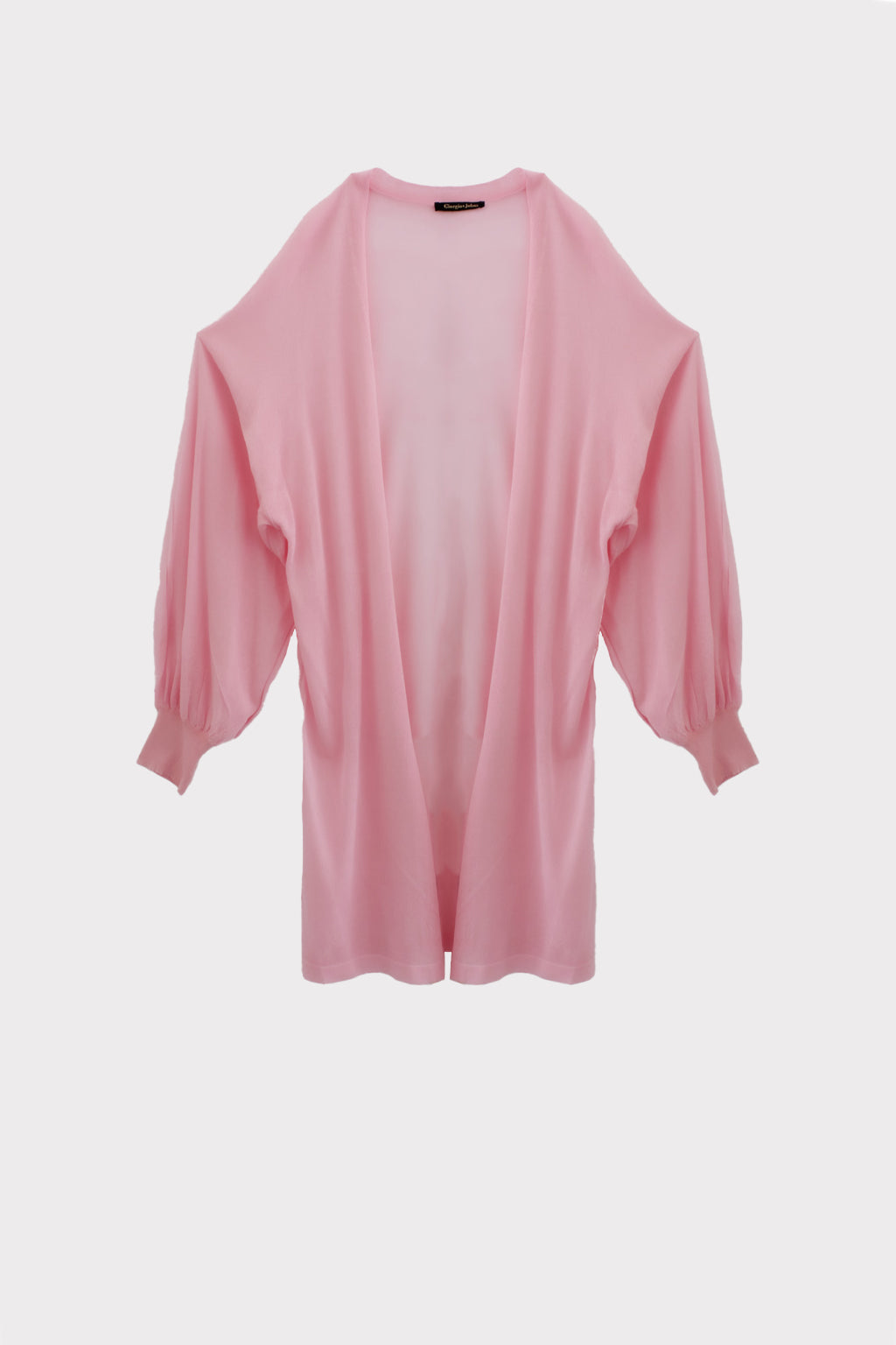 Cardigan lungo lurex