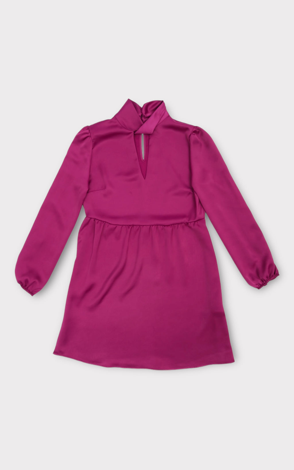 Abito satin con goccia