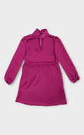 Abito satin con goccia