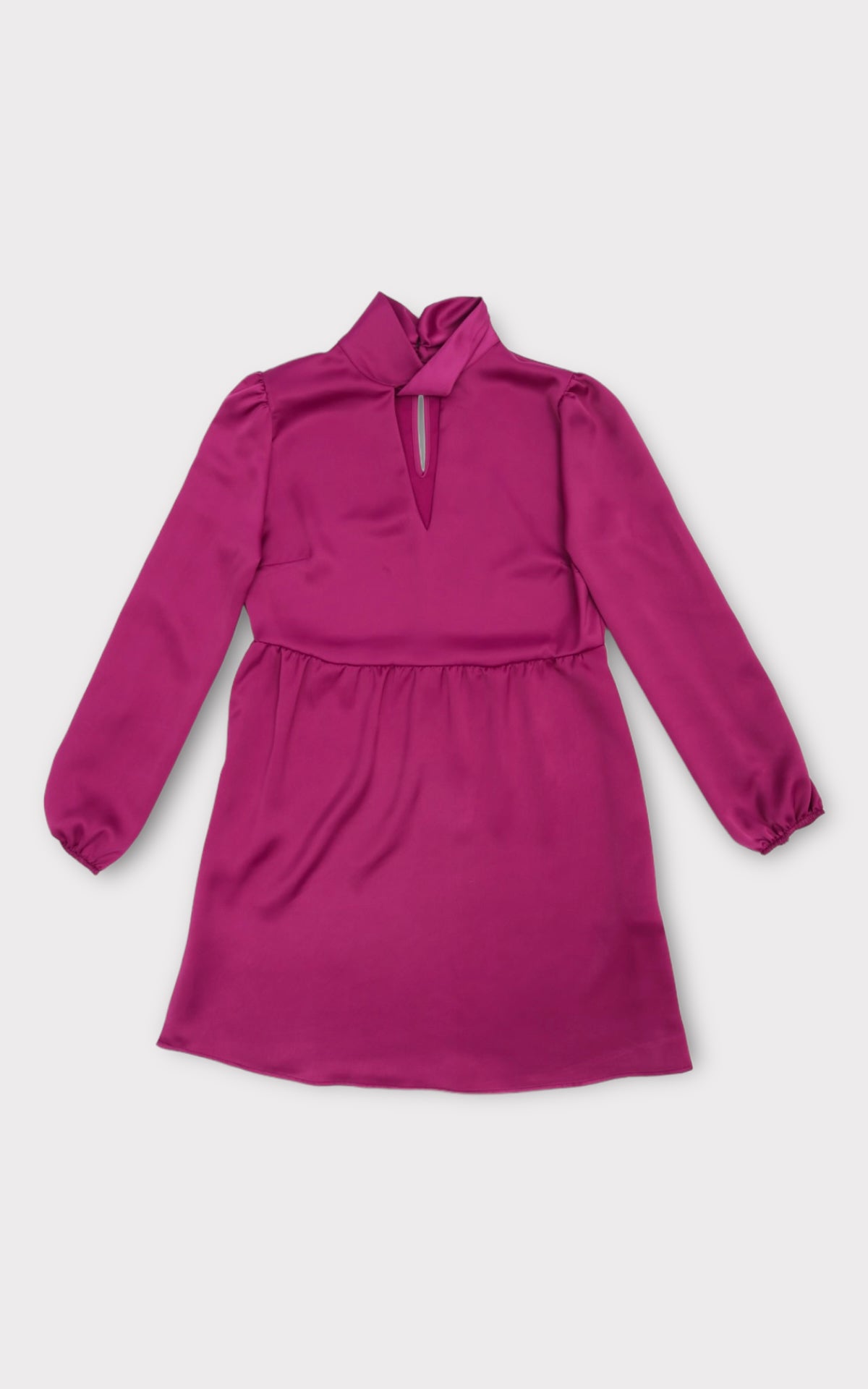 Abito satin con goccia
